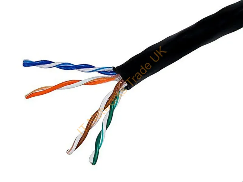 12756 - Monoprice 12756 Networking Cable Black 12000" (304.8 M) Cat5E U/Utp (Utp)