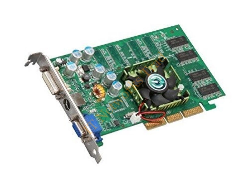 128-A8-N319-KR EVGA -e-GeForce FX5500 128MB 64-Bit S-Video/ DVI-I Video Graphics Card