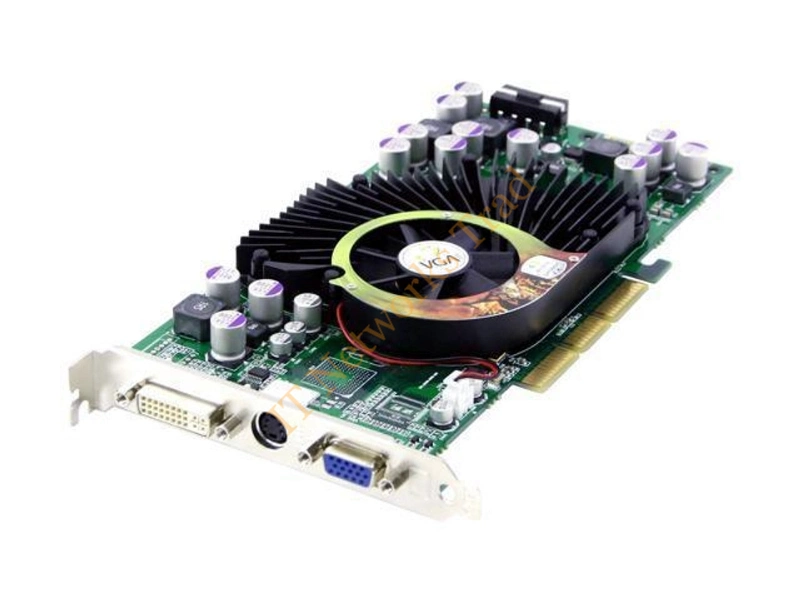 128-A8-N336-KR EVGA -GeForce FX 5700U 128MB DVI/ VGA/ AGP 4x/8x Video Graphics Card