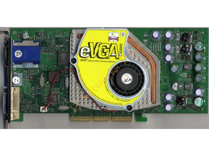 128-A8-NV84-A1 EVGA -GeForce4 Ti 4600 128MB DDR 128-Bit AGP 4X/8X Video Graphics Card