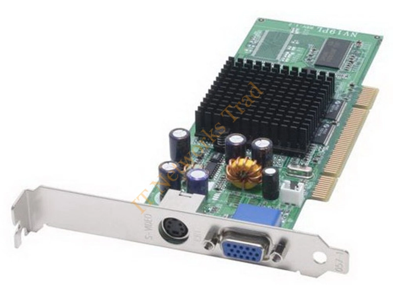 128-P1-NV94-KR EVGA -GeForce MX4000 128MB DDR 64-Bit PCI Low Profile Video Graphics Card