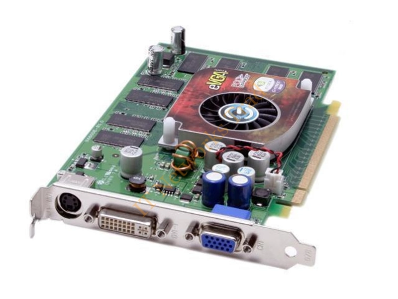128-P2-N354-B1 EVGA -GeForce 6600 LE 128MB 128-Bit DDR PCI Express x16 SLI Support Video Graphics Card