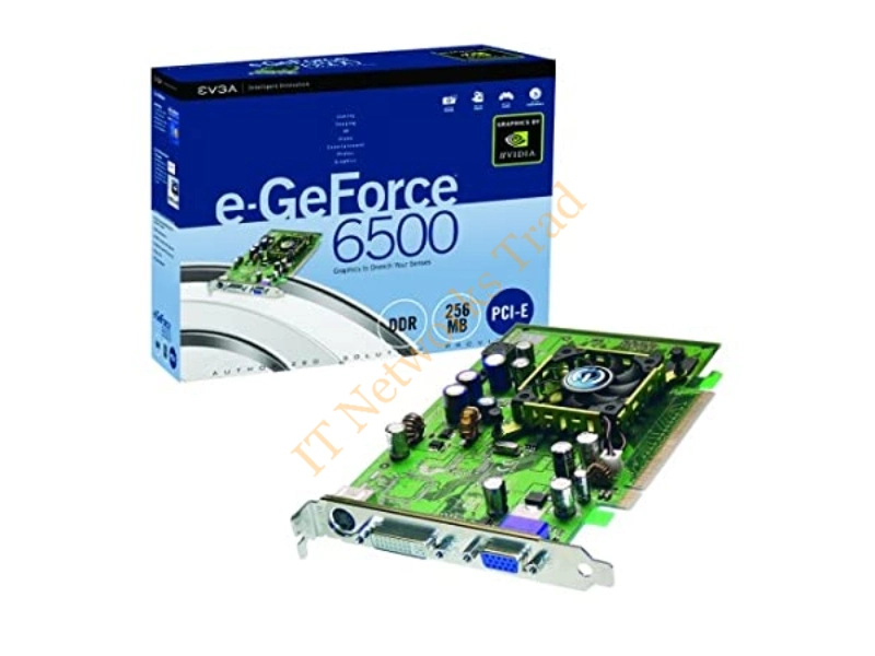 128-P2-N355-A1 EVGA -GeForce 6500 128MB DDR 64-Bit PCI Express x16 Video Graphics Card