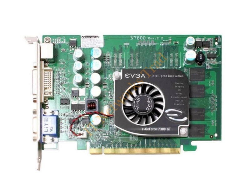128-P2-N441-A1 EVGA -GeForce 7300 GT 128MB GDDR2 64-Bit SLI Support PCI Express x16 Video Graphics Card