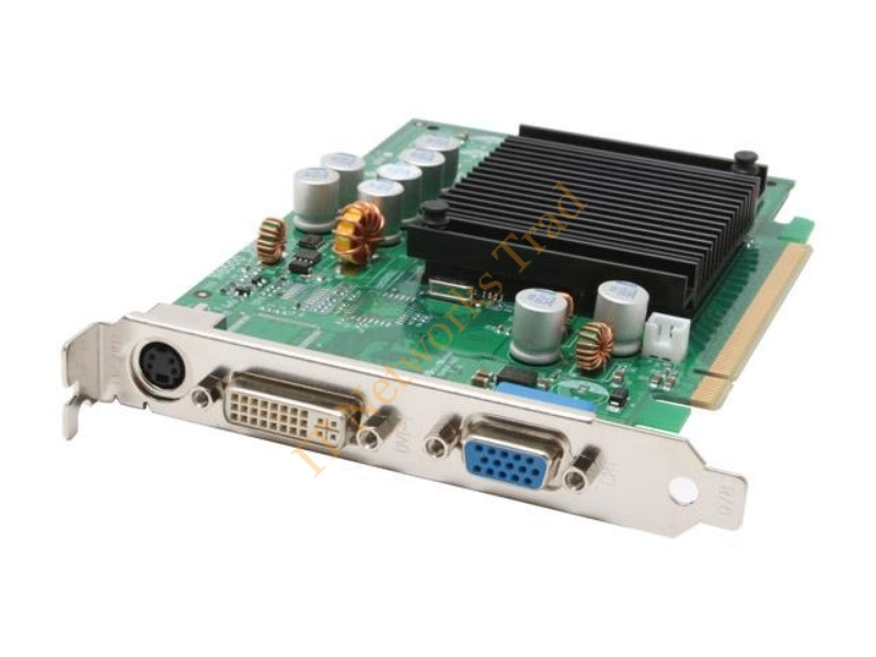 128-TC-2N23-R1 EVGA -e-GeForce 6200 TC Supporting 256MB (Onboard 128MB) 64-Bit DDR PCI Express x16 DVI/ D-Sub/ S-Video Out Video Graphics Card