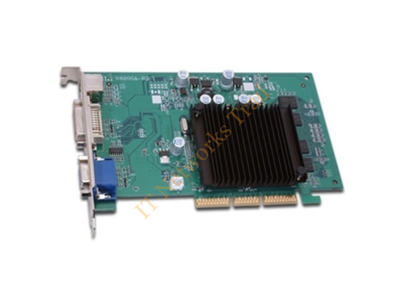 128-TC-2N27-BX EVGA -e-GeForce 6200 LE 512MB (On board 128MB) 64-Bit GDDR2 PCI Express x16 Video Graphics Card
