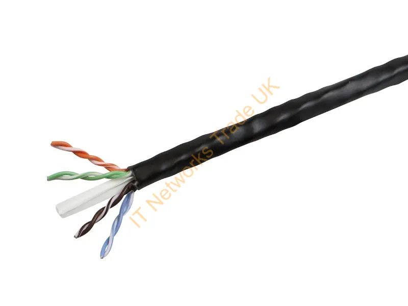 12807 - Monoprice 12807 Networking Cable Black 12000" (304.8 M) U/Utp (Utp)
