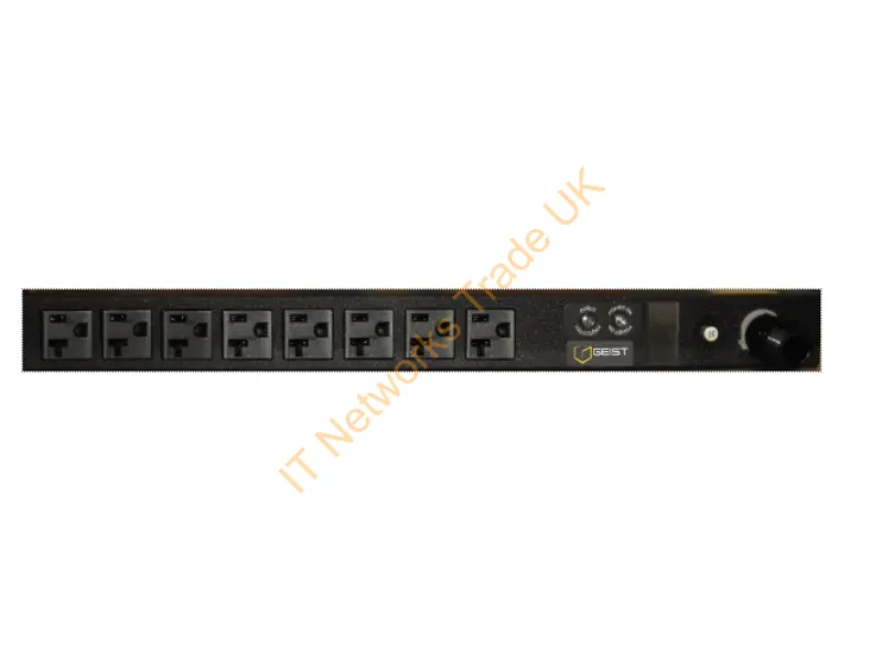 12851 - Vertiv Vssln084-102R20Tl Power Distribution Unit (Pdu) 8 Ac Outlet(S) Black