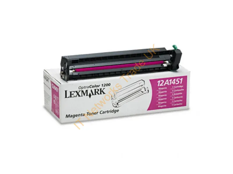12A1451 - Lexmark 12A1451 Toner magenta, 6.5K pages for Lexmark Optra Color 1200
