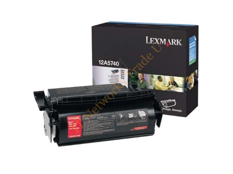 12A5740 - Lexmark 12A5740 Toner black, 10K pages @ 5% coverage Accessory