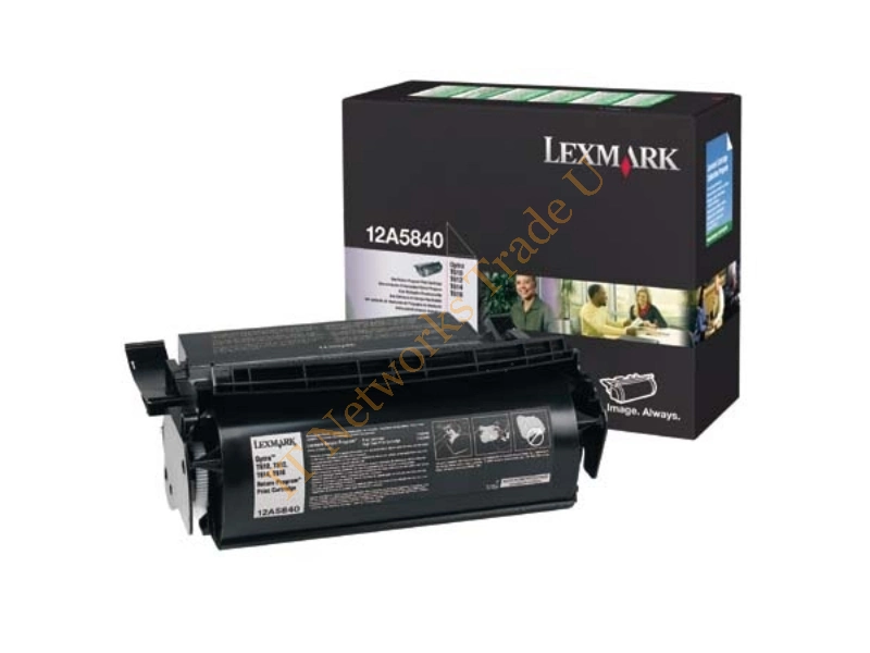 12A5840 - Lexmark 12A5840 Toner black, 10K pages Accessory