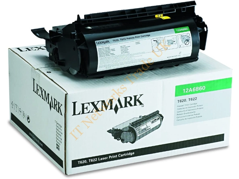 12A6860-B2 Lexmark 18000 Pages Black Laser Toner Cartridge  T620 T622 Laser Printer