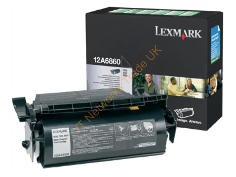 Lexmark 12A6860 Toner black, 10K pages Accessory