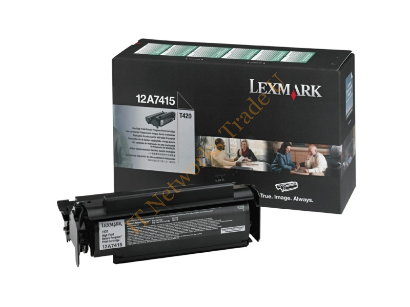 Lexmark 12A7415 Toner black, 10K pages @ 5% coverage Accessory