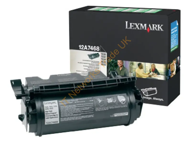 12A7468 - 12A7468 Toner Black, 21K Pages