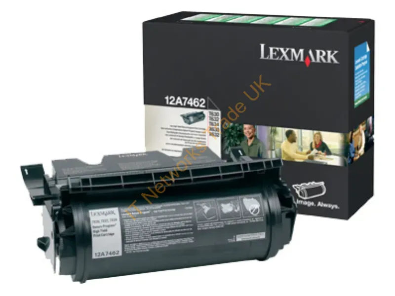 12A7612 - Lexmark 12A7612 Toner black, 21K pages @ 5% coverage Accessory