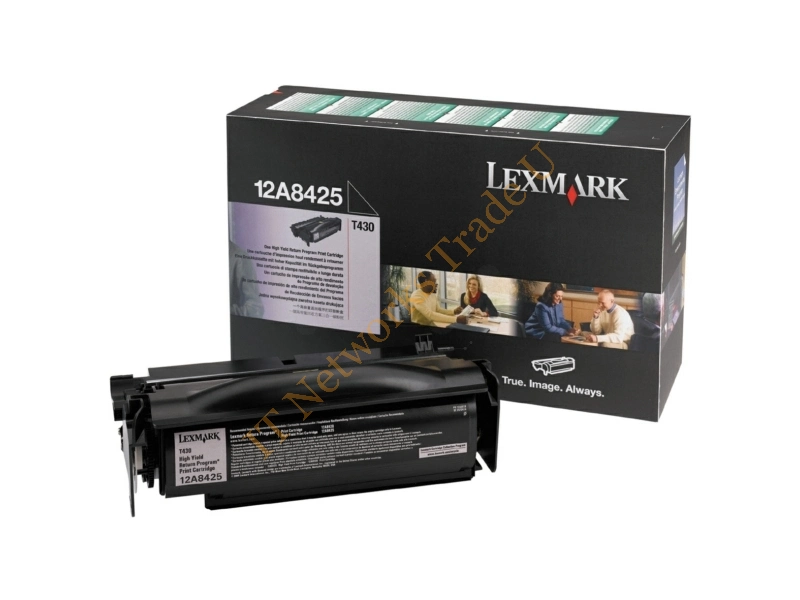 Lexmark 12A8425 Toner black, 12K pages Accessory