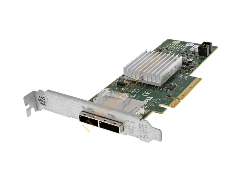 12DNW Dell H200E Dual Port SAS 6Gb/s PCI Express HBA for PowerVault DL2100 Series / PowerEdge T310 Series Raid Controller