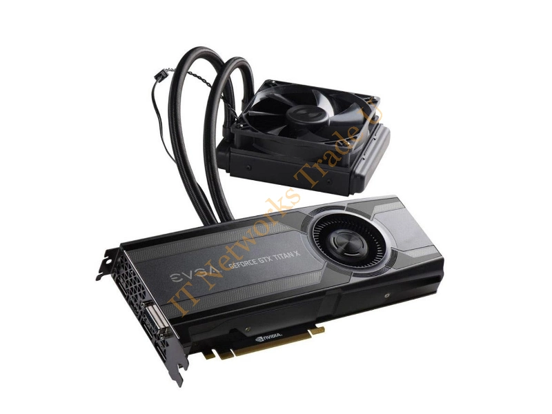12G-P4-1999-LA EVGA -GeForce GTX Titan X Hybrid 12GB 384-Bit GDDR5 PCI Express 3.0 x16 DVI-I/ HDMI/ 3x DisplayPort Video Graphics Card