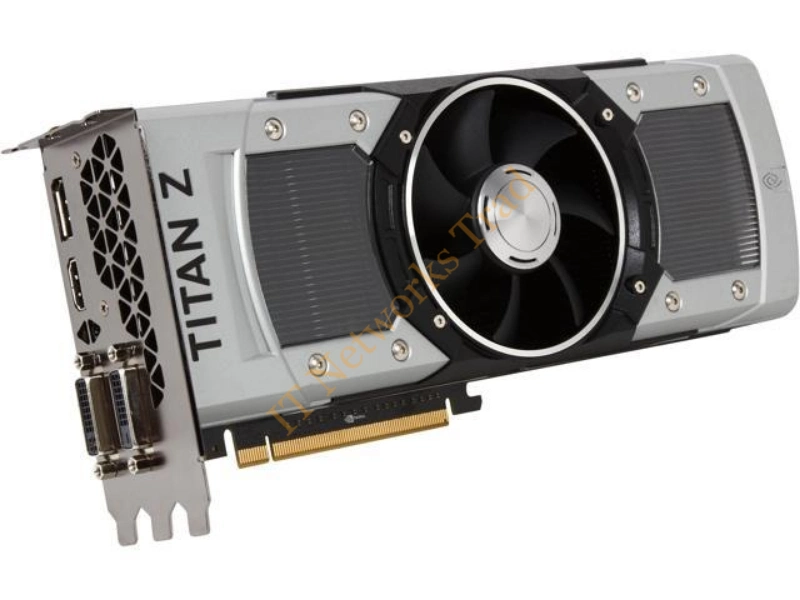 12G-P4-3990-A1 EVGA -GeForce GTX Titan Z 12GB GDDR5 768-Bit DVI-I/ DVI-D/ HDMI/ DisplayPort SLI Support PCI Express 3.0 Video Graphics Card