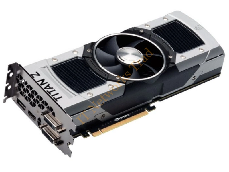 12G-P4-3999-KR EVGA -GeForce GTX Titan Z Hydro Copper 12GB GDDR5 768-Bit DVI-I/ DVI-D/ HDMI/ DisplayPort PCI Express 3.0 Video Graphics Card