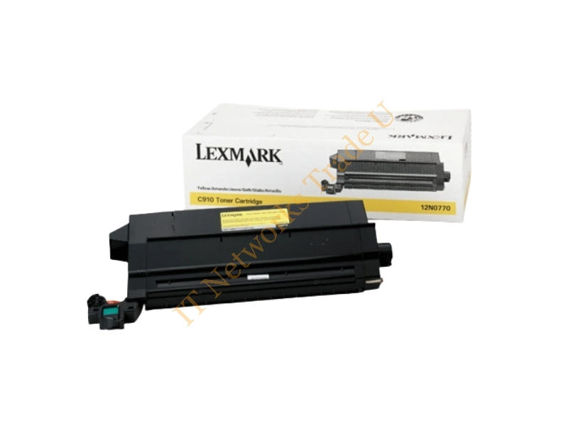 Lexmark 12N0770 Toner yellow, 14K pages @ 5% coverage Accessory