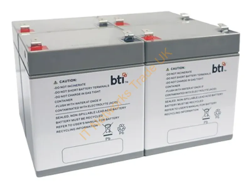 12V5.5A-T2-BATT-4PK-BTI - Bti 12V5.5A-T2-Batt-4Pk- Ups Battery Sealed Lead Acid (Vrla) 12 V