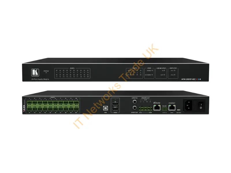 13-80451330 - Kramer Electronics Afm-20Dsp-Aec Black