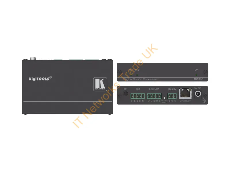 13-80483090 - Kramer Electronics Dsp-1 Audio Mixer 3 Channels Black