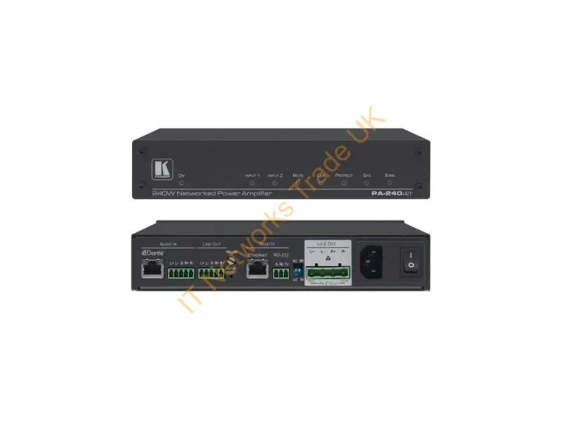 13-80527130 - Kramer Electronics Pa-240Net 2.0 Channels Performance/Stage Black