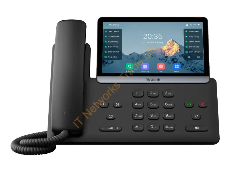 1301011 - Yealink T77U Ip Phone Black Lcd