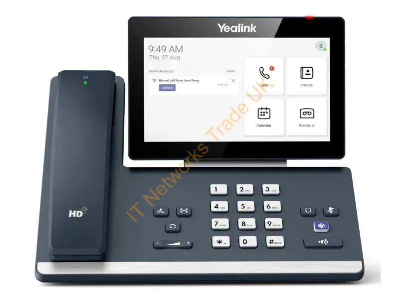 1301015 - Yealink Mp58-Wh E2 Teams Ip Phone Gray Lcd Wi-Fi