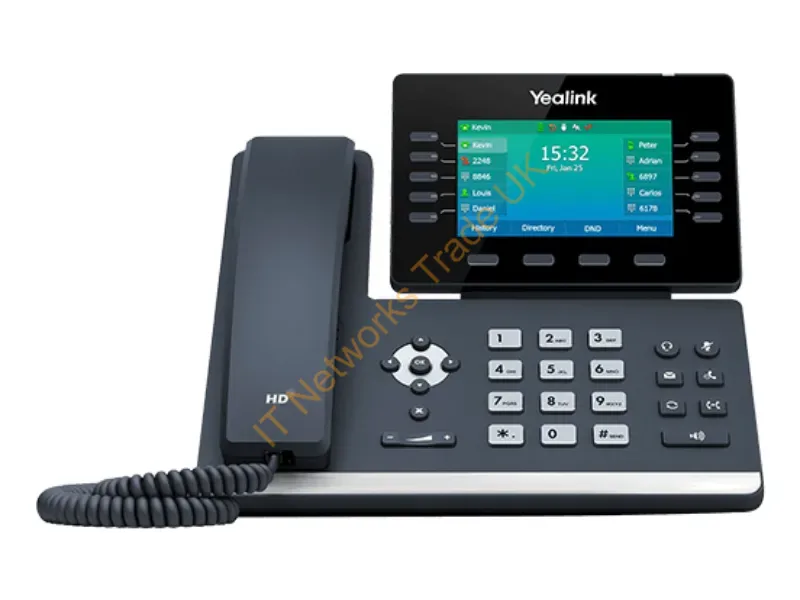 1301081 - Yealink SIP-T54W IP phone Black 10 lines LCD Wi-Fi
