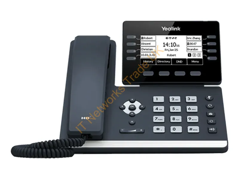 1301086 - Yealink SIP-T53 IP phone Grey 8 lines LCD
