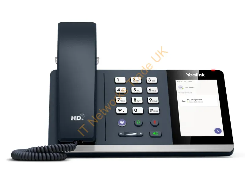 1301118 - Yealink Mp45 Ip Phone Black, Gray