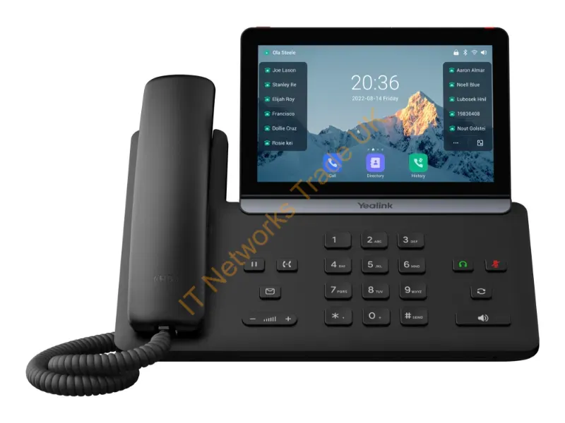 1301226 - Yealink T88W Ip Phone Black Lcd