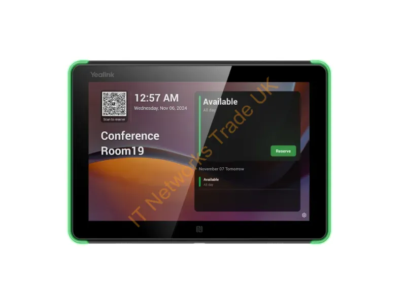 1303172 - Yealink Room Panel E2 8" 1280 X 800 Pixels Lcd 802.11A, 802.11B, 802.11G, Wi-Fi 5 (802.11Ac) Black Bluetooth