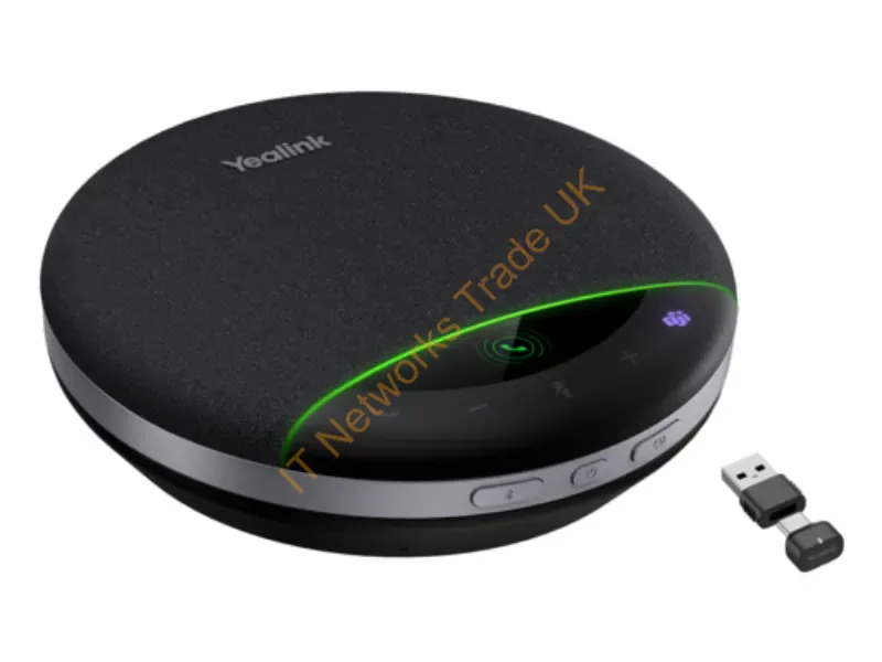 1308173 - Yealink Sp96 Usb-C/A + Dongle Speakerphone Universal Usb/Bluetooth Black
