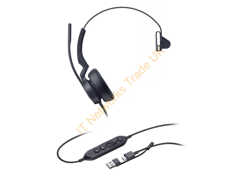 1308184 - Yealink UH46 Mono Teams USB-C/A Headset