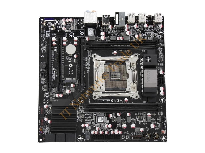 131-HE-E995-KR EVGA X99 Intel Socket LGA 2011-3 with DDR4 2666Mhz Micro ATX- Motherboard
