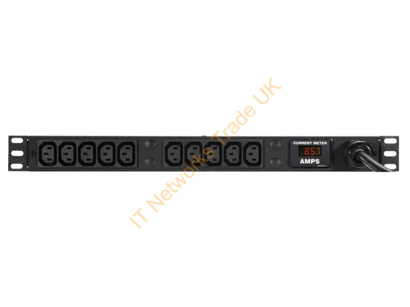 13192 - Vertiv Vhvlan102-102C13Tl6 Power Distribution Unit (Pdu) 10 Ac Outlet(S) Black