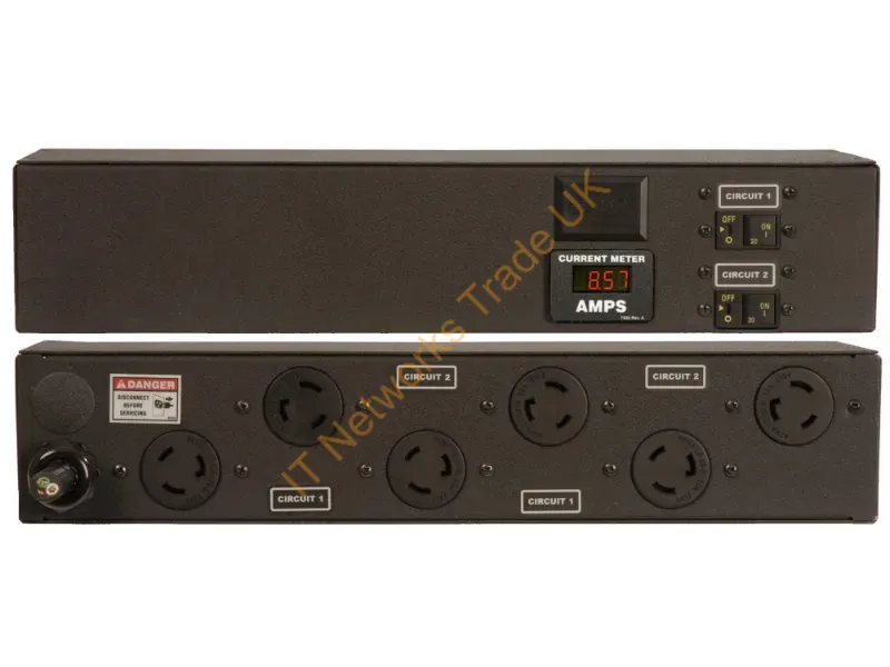 13439 - Vertiv Geist 2Xpra060-103L20Tl6 Power Distribution Unit (Pdu) 6 Ac Outlet(S) 0U Black