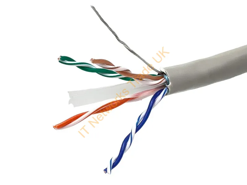 13560 - Monoprice 13560 Networking Cable Gray 12000" (304.8 M) Cat6 U/Ftp (Stp)