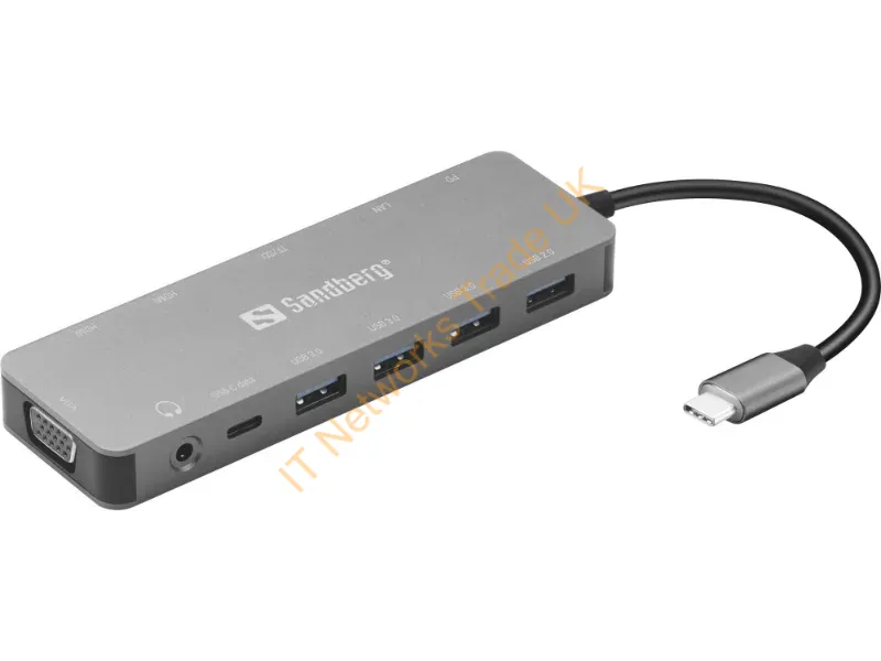 136-45 - Sandberg USB-C 13-in-1 Travel Dock