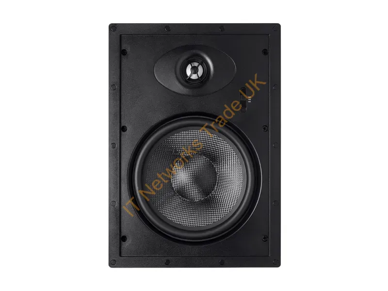 13682 - Monoprice Wall Speakers 8 Inch 2-Way (Pair) 13682 Loudspeaker Black 160 W