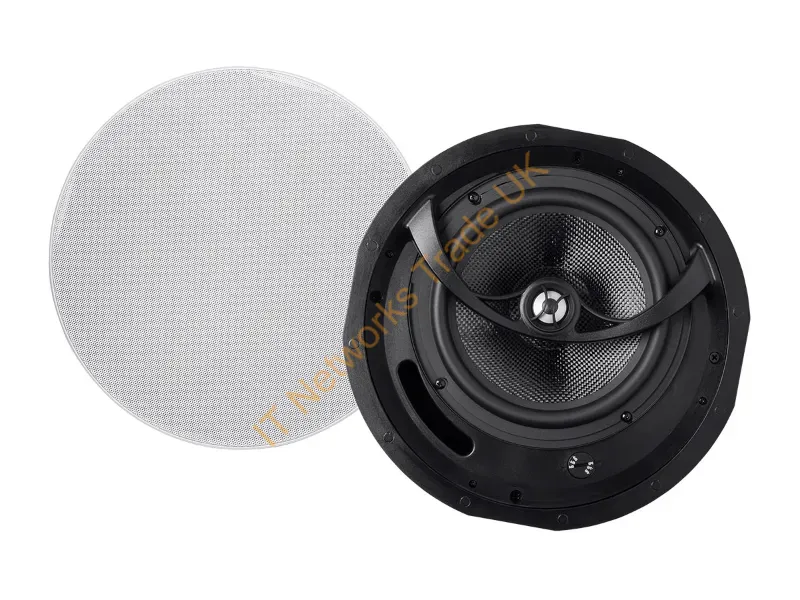 13683 - Monoprice 13683 Loudspeaker 2-Way Black, White 80 W