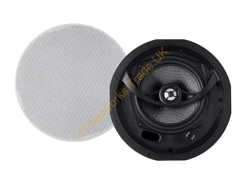 13684 - Monoprice 13684 Loudspeaker 2-Way Black, White 60 W