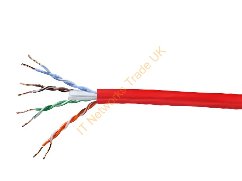 13736 - Monoprice 13736 Networking Cable Red 12000" (304.8 M) Cat6 U/Utp (Utp)
