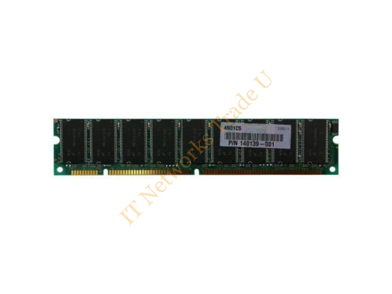 140139-001 Compaq 256MB 133MHz PC133 ECC Unbuffered CL3 168-Pin DIMM Memory Module for EVO W4000 Workstation Server Memory