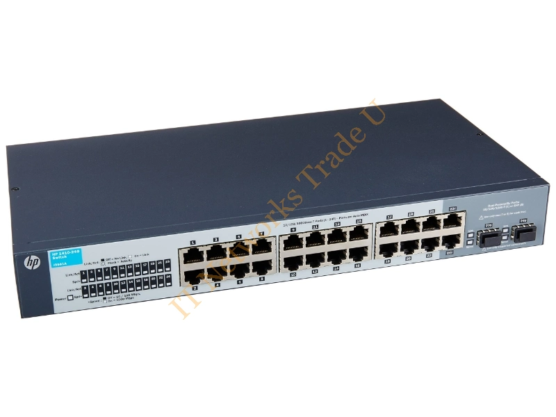 1410-24G HP 24-Port 24 x 10/100/1000 + 2 x Shared SFP Gigabit Ethernet Rackmountable Network Switch